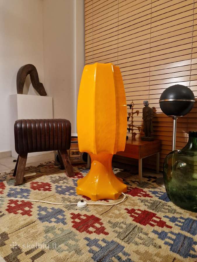 Vintažinė mid century Space Age st.interjero lempa