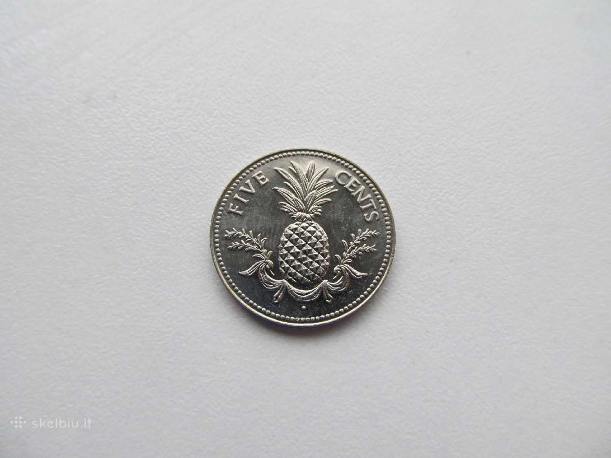 5 cents , Bahamos , 1984