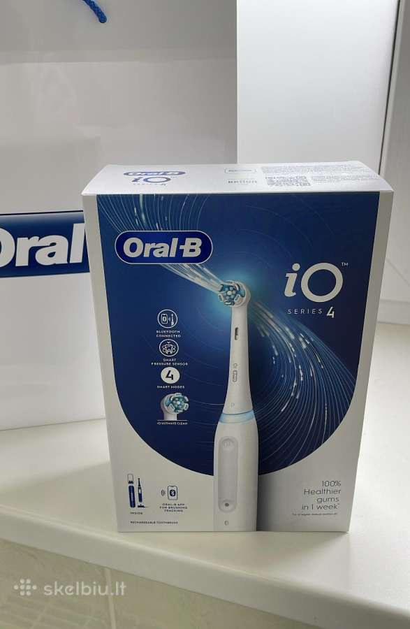 Oral-b Elektrinis Dantų šepetėlis Poc Io4 Quite Wh - Skelbiu.lt