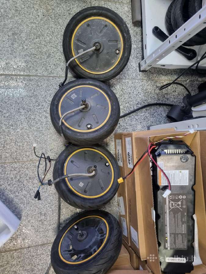 Ninebot G30 max varikliai ir akumuliatoriai - Skelbiu.lt