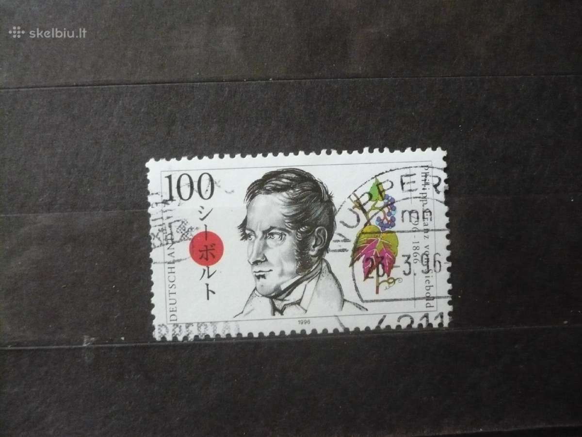 1996 200-osios Philippo Franzo von Sieboldo gimimo