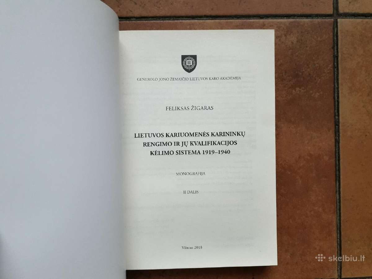 Karininkų ir jų kvalifikacijos kėlimo sistema 1919 - nuotraukos Nr. 9