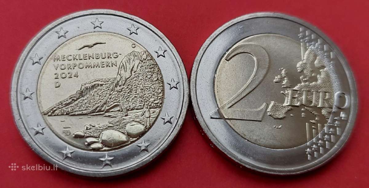 Vokietija 2024m.2€ “meklenburgas-pomeranija“unc