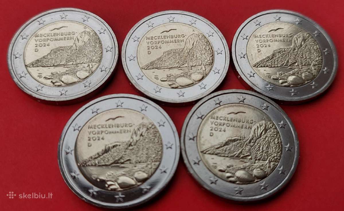Vokietija 2024m. 2 € Meklenburgas-pomeranija“5 mon