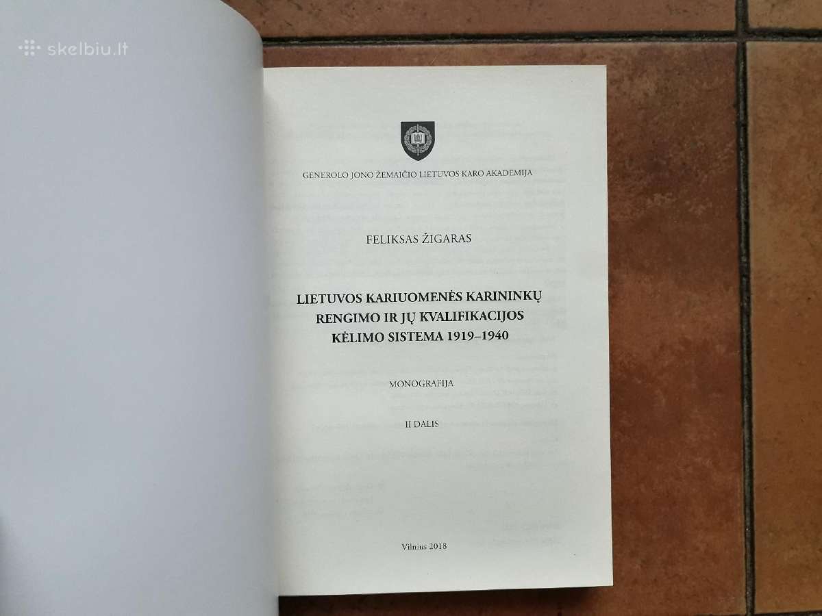 F. Žagaris "Karininkų rengimo sistema 1919-1940" - nuotraukos Nr. 9