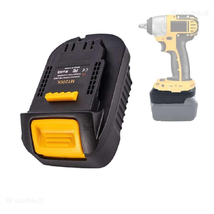 Baterijų adapteriai bosch milwaukee dewalt ryobi - nuotraukos Nr. 5