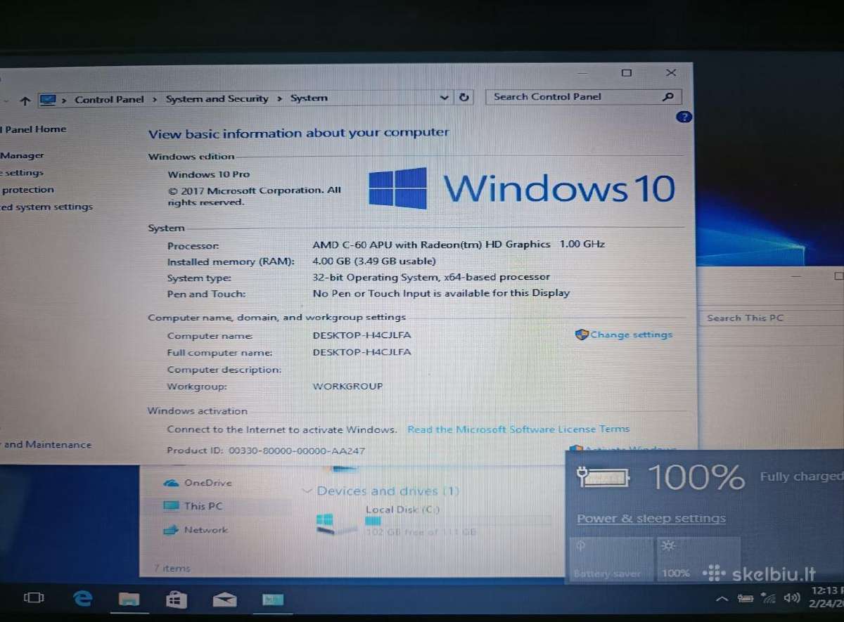 Nešiojamas kompiuteris Acer Aspire One 772 - nuotraukos Nr. 3