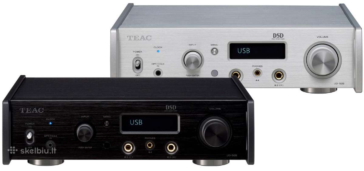 Teac Ud-505-x Usb Dac Pre-amplifier ausiniu stipr