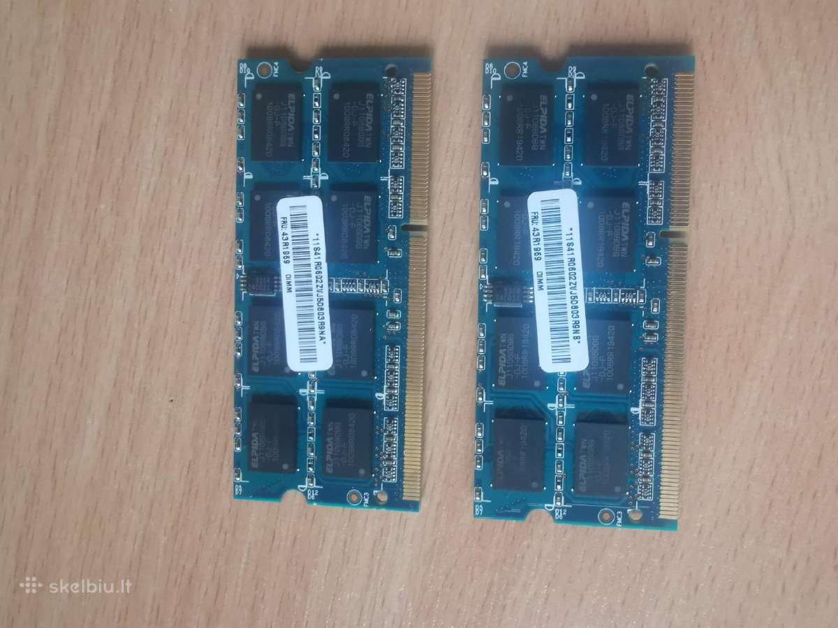 Ramaxel ddr3 1066 2 vnt po 2 GB - nuotraukos Nr. 2