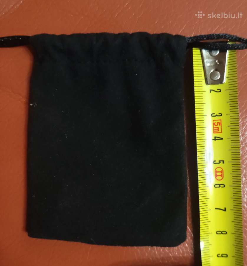 Aksominis maišelis dovanai nedidelis 7/5 cm 5vnt. - nuotraukos Nr. 2