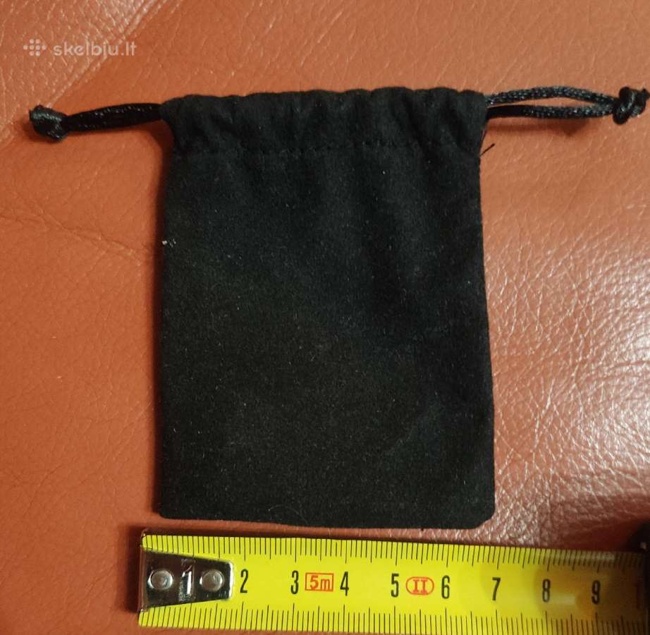 Aksominis maišelis dovanai nedidelis 7/5 cm 5vnt. - nuotraukos Nr. 3