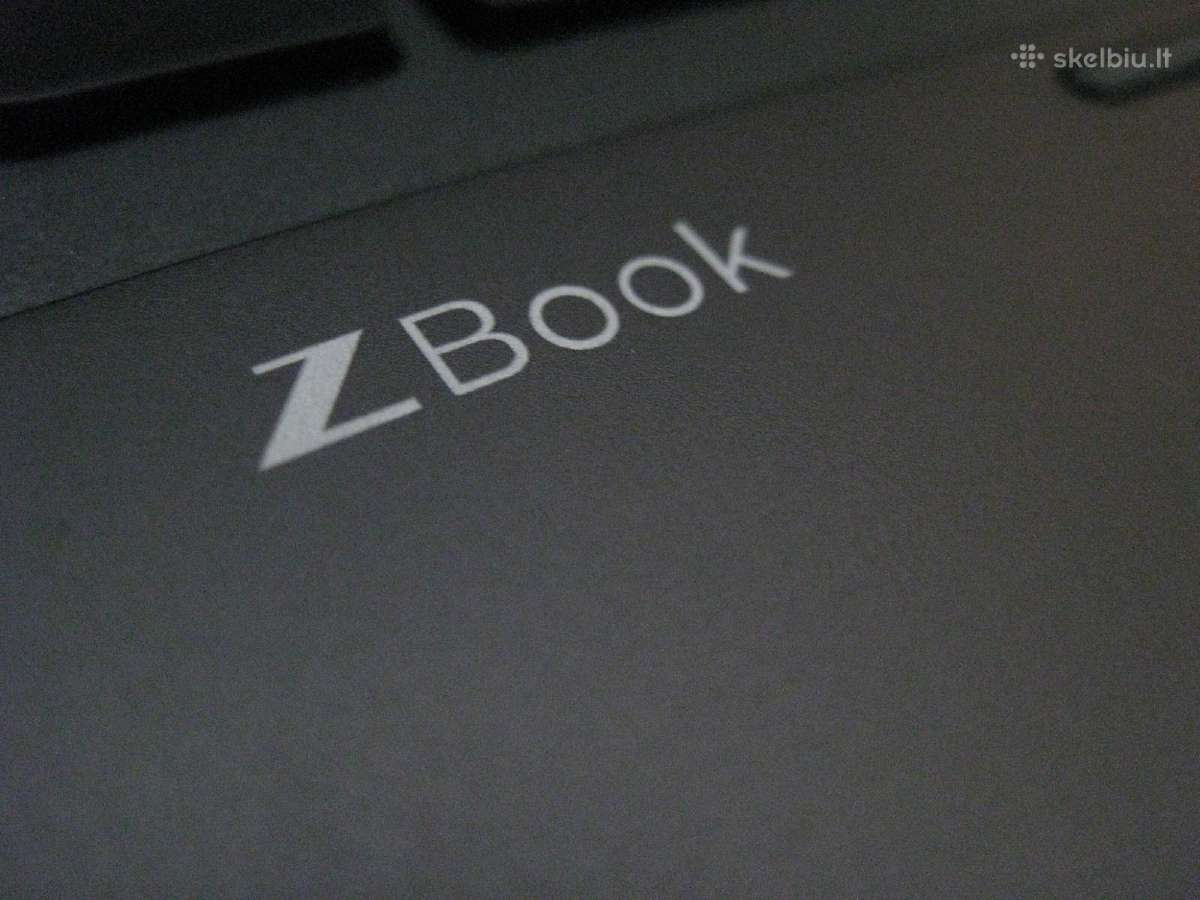 Hp Zbook 15 G3 i7 6820hq SSD fhd - nuotraukos Nr. 2