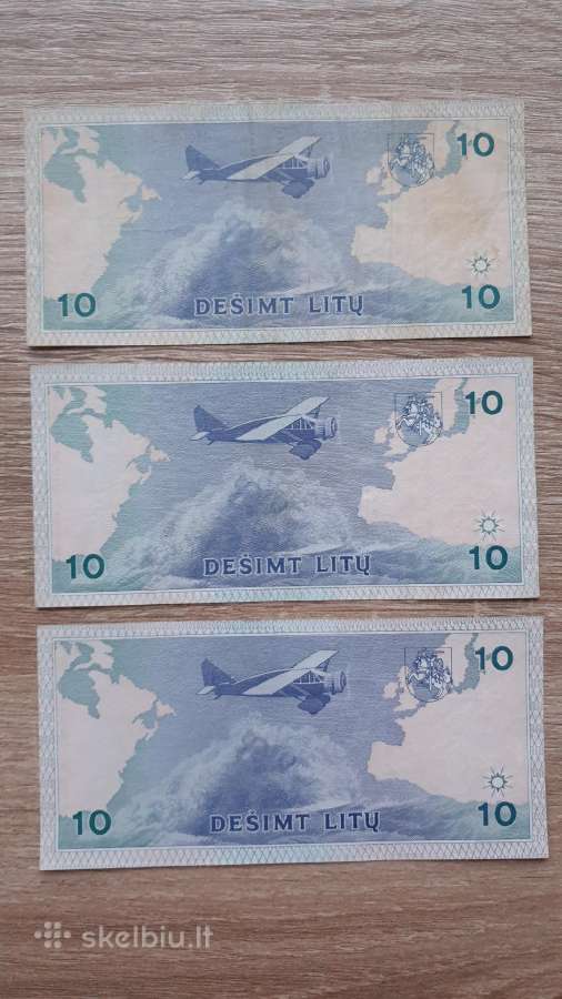 1993m. 10 litų - nuotraukos Nr. 2