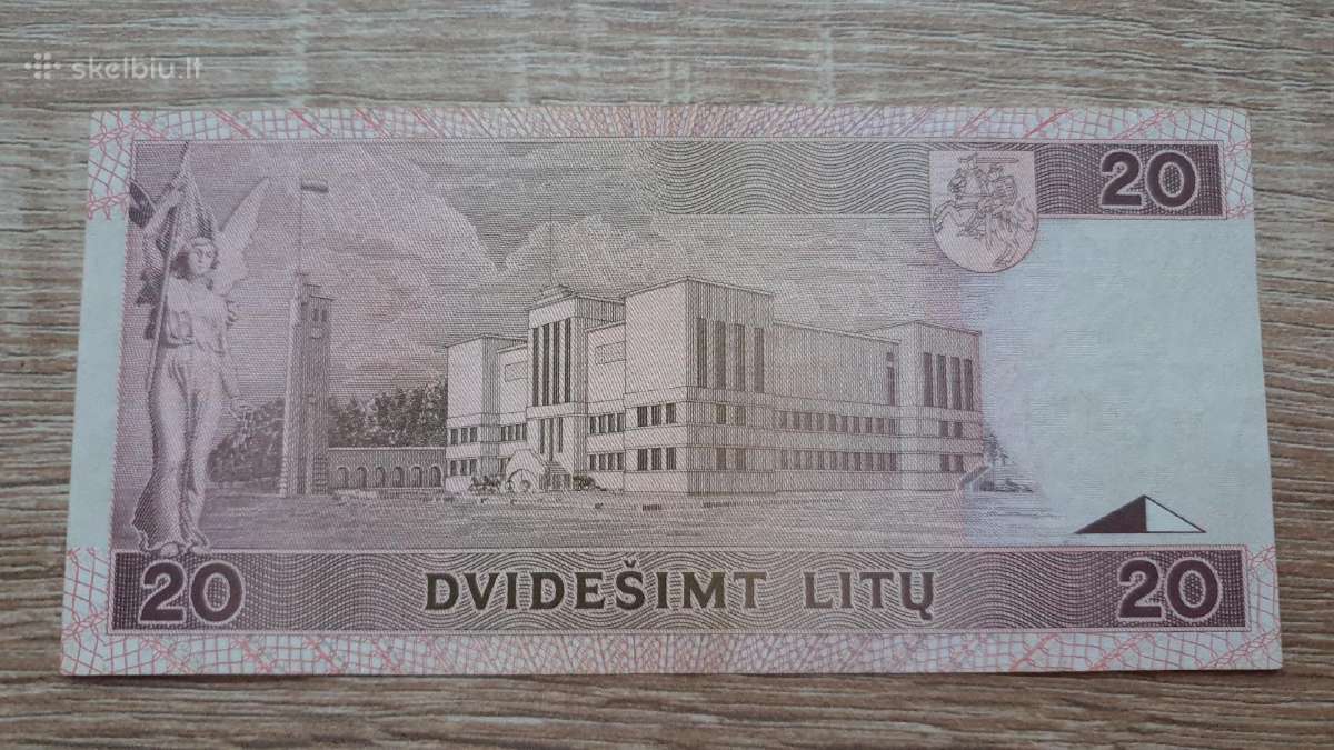 1993m. 20 litų Maironis - nuotraukos Nr. 2