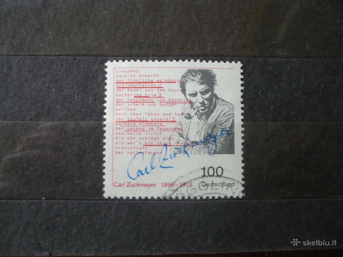 1996 m. 100-osios rašytojo Carlo Zuckmayerio