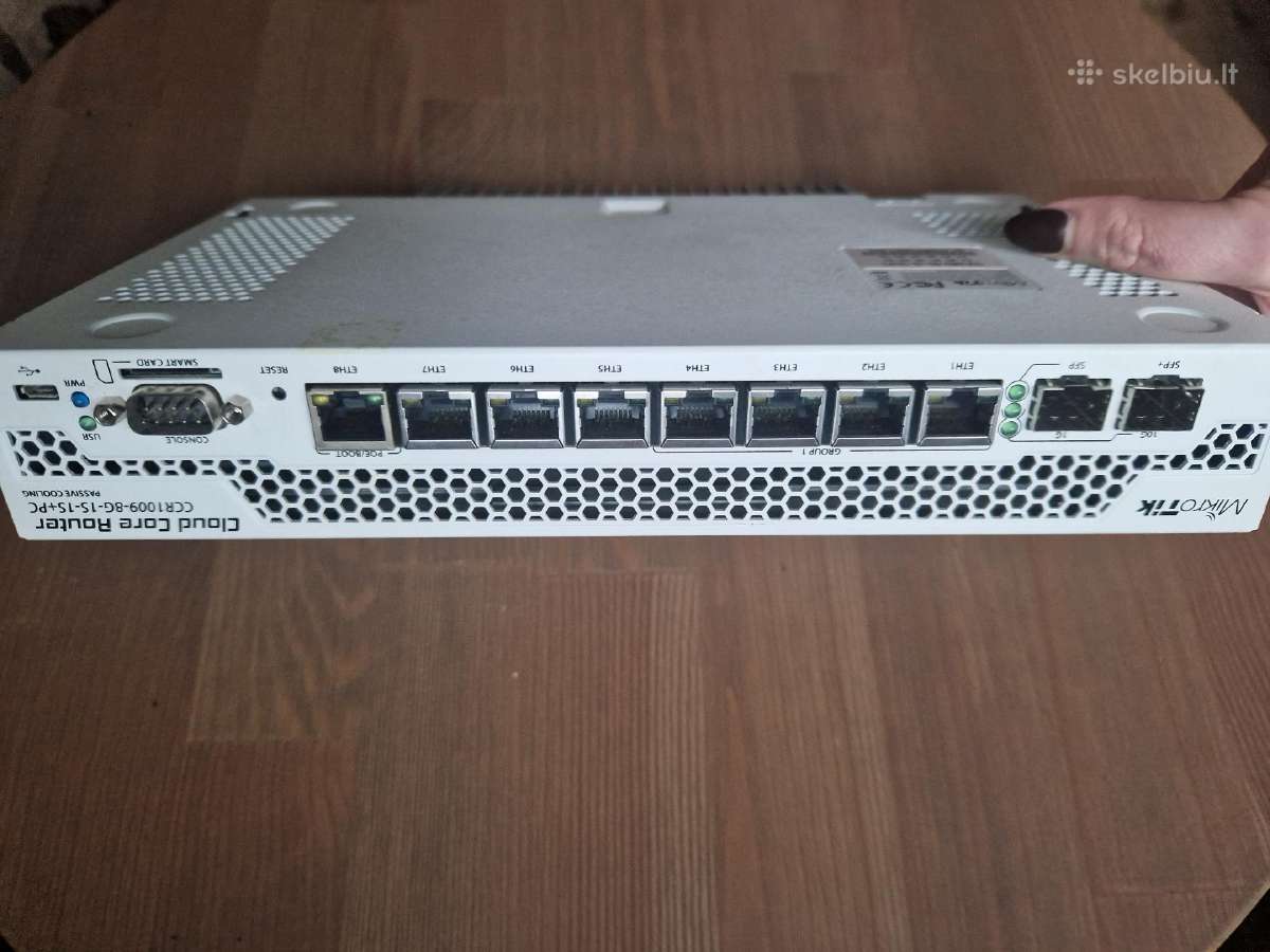 Mikrotik Ccr1009-8g-1s-1s+pc - nuotraukos Nr. 3