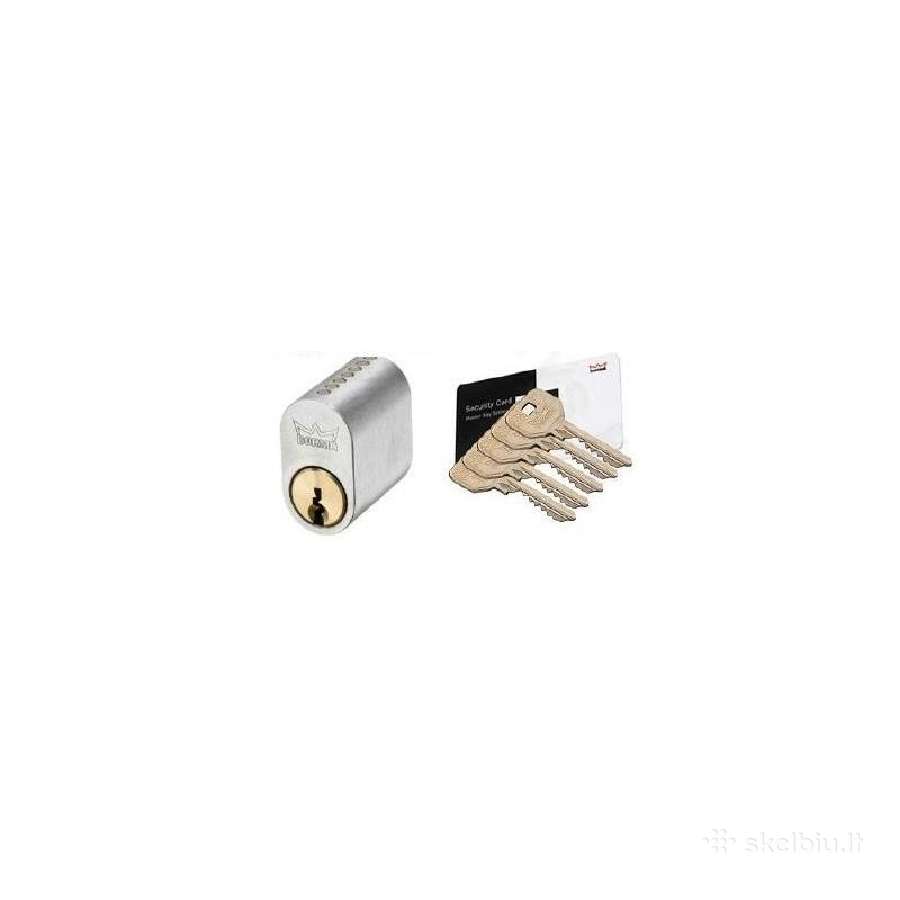Spynos cilindras Dorma Dc3003, 30mm, 5 raktai - nuotraukos Nr. 4