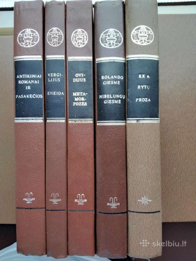 Pasaulinės literatūros biblioteka. 5 rūšių knygos