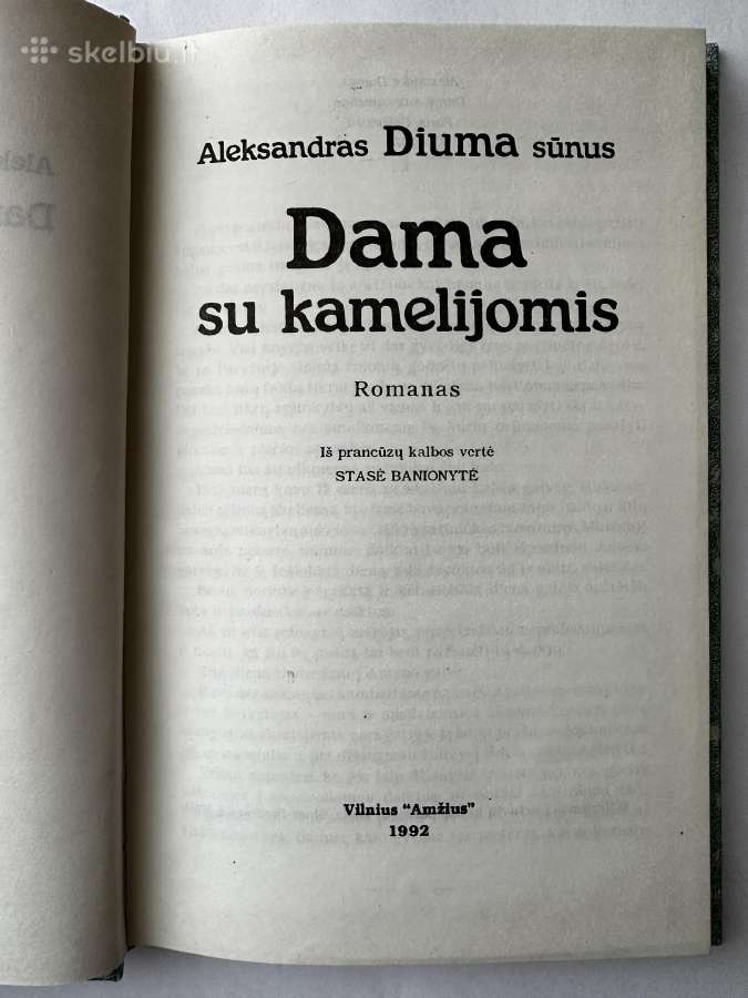 Dama su kamelijomis - nuotraukos Nr. 2