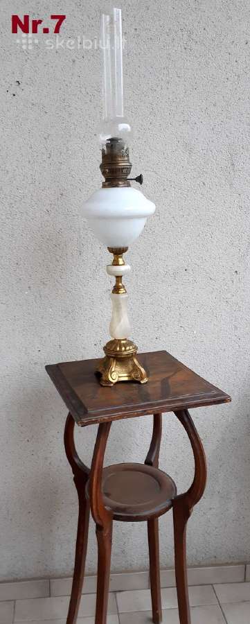 Nr.7,19,6) Prabang. antikvar. žibalinės lempos