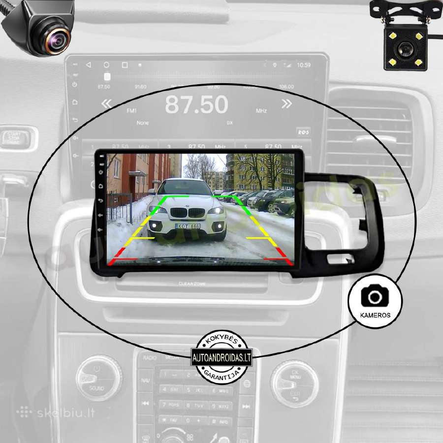 Volvo S60 V60 2008-18 Android multimedia GPS/WiFi - nuotraukos Nr. 7