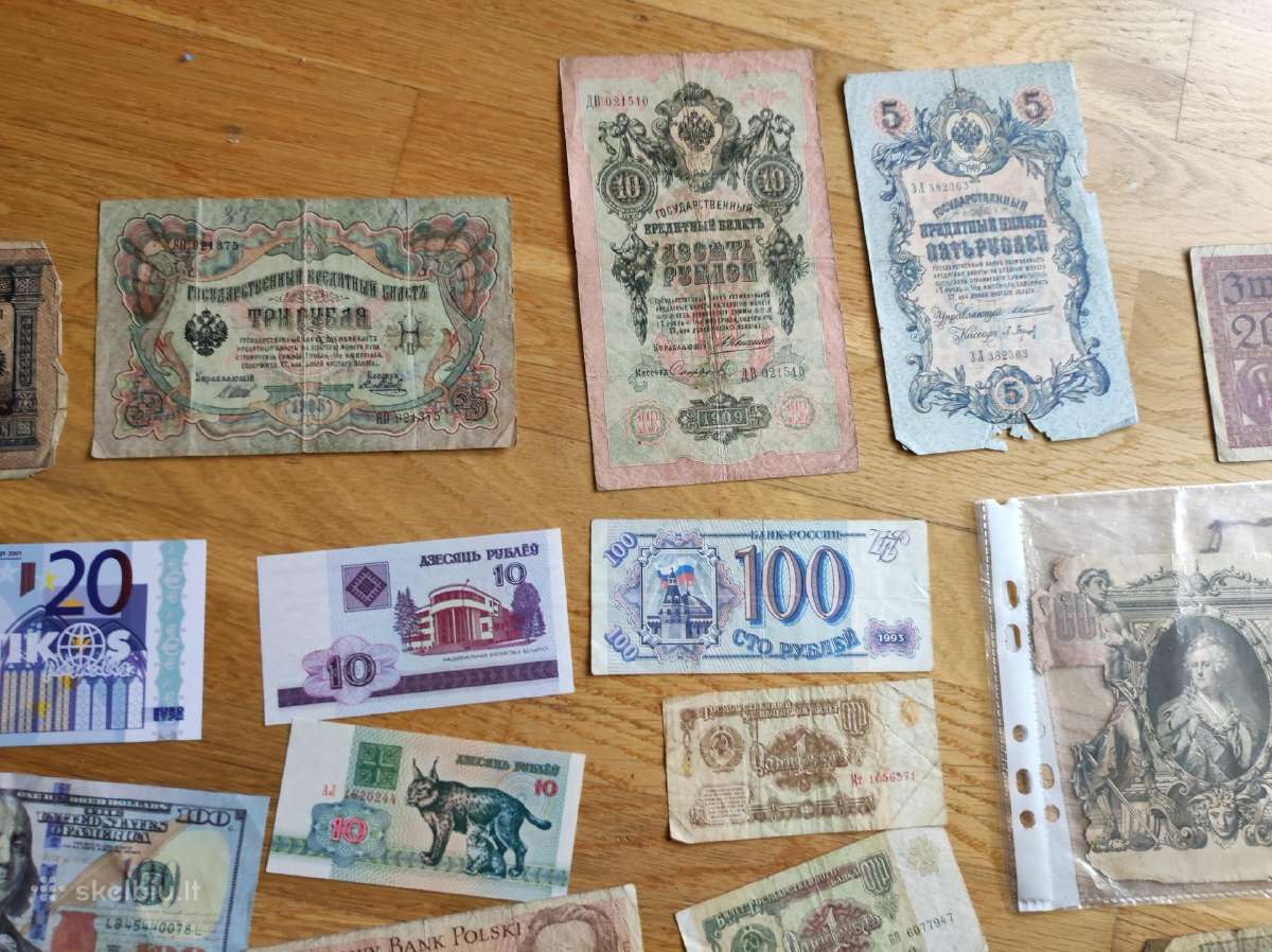43 skirtingi viso pasaulio banknotai - nuotraukos Nr. 5