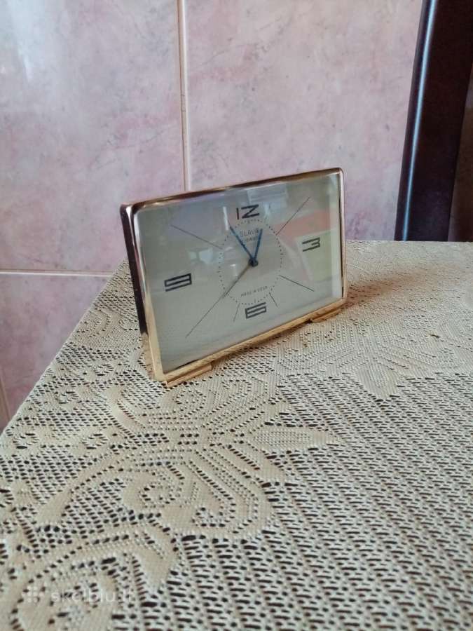 Ussr Laikrodis-žadintuvas Pilnai Veikia - Mechanin - nuotraukos Nr. 7