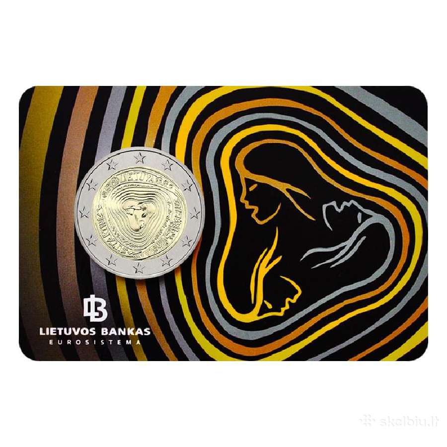 Proginės 2 eurų monetos Bu Proof kortelėse - nuotraukos Nr. 4