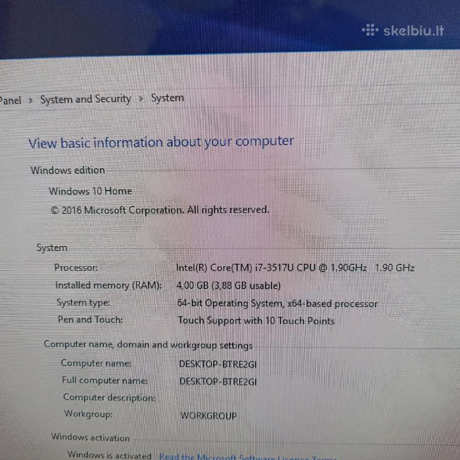 Sony Vaio 20" i7 - nuotraukos Nr. 4