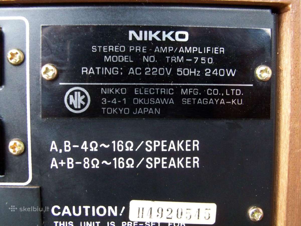 Nikko Nr 1015. Na-750. Sanyo. Tohsiba. Nad 3020. - nuotraukos Nr. 14