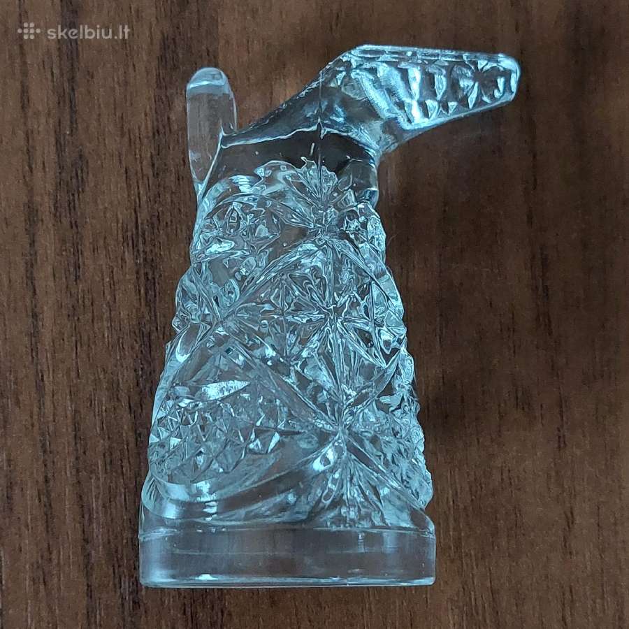 Suvenyrinės krištolinės stiklinės " Batukas ". - nuotraukos Nr. 7