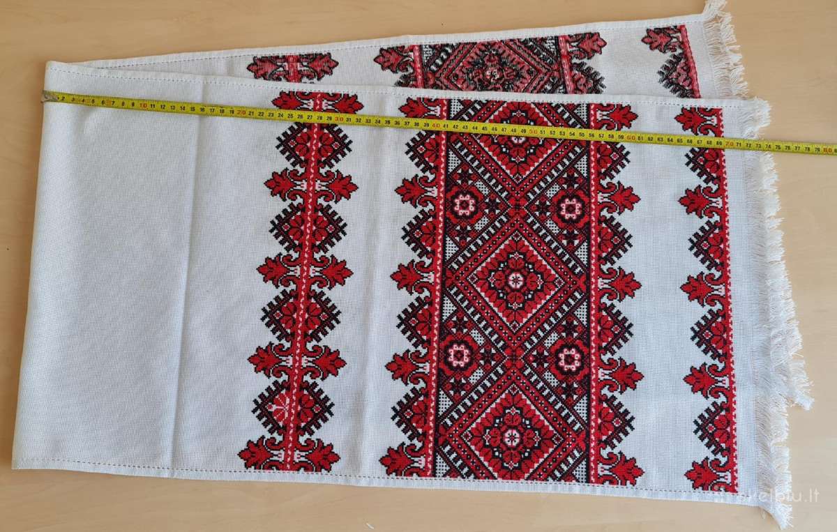 Rankšluostis рушник su ukrainietišku ornamentu - nuotraukos Nr. 2