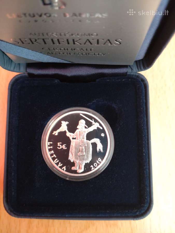 5 eur sidabrinė moneta "Užgavėnės" - nuotraukos Nr. 2
