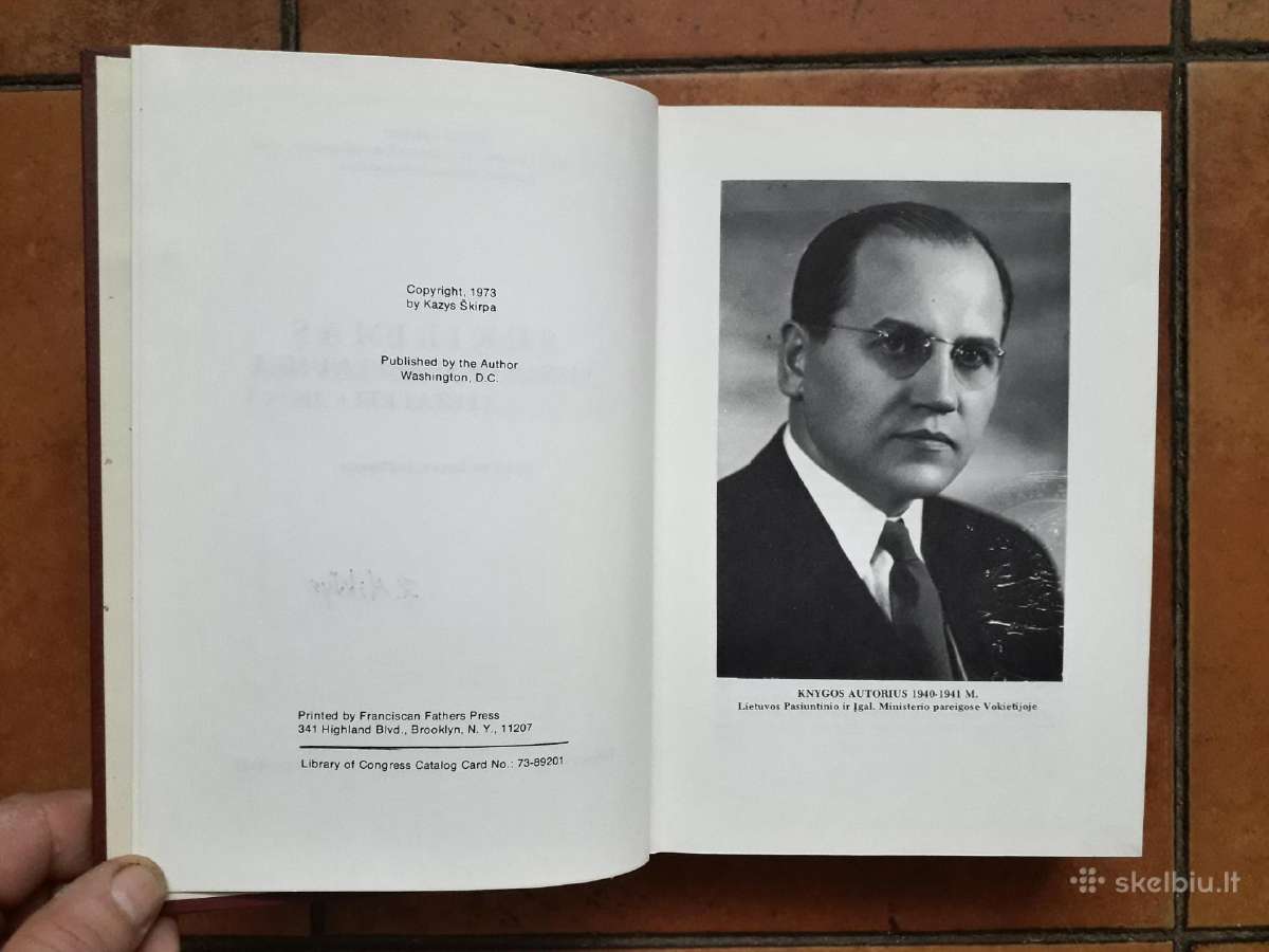 Kazys Škirpa "Sukilimas" JAV 1973 metai - nuotraukos Nr. 4