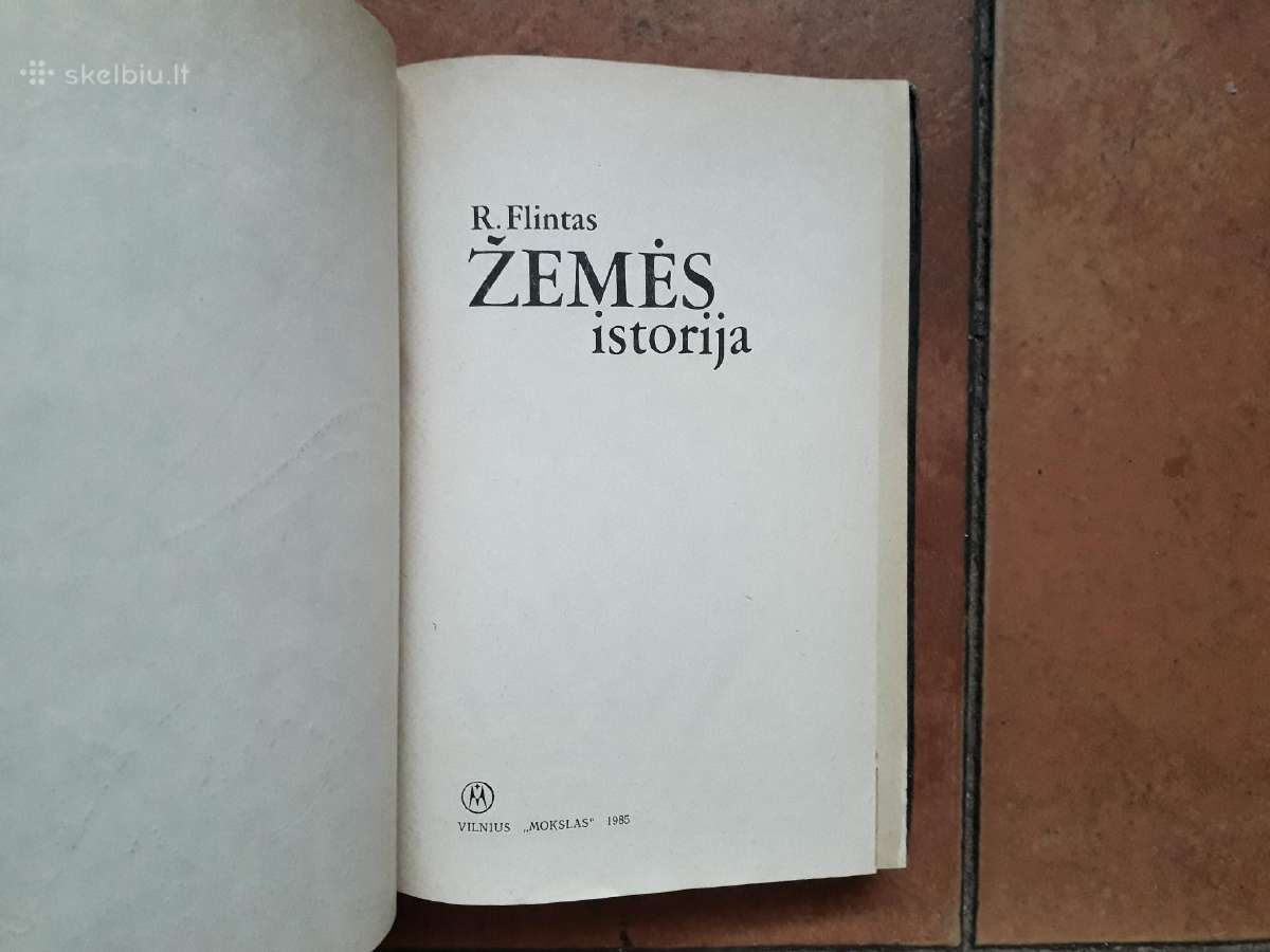 R. Flintas "Žemės istorija" 1985 metai - nuotraukos Nr. 2