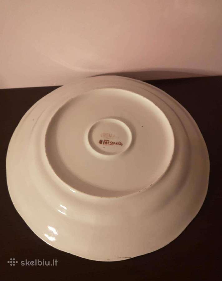 Senovinės lėkštės 28 cm - nuotraukos Nr. 2