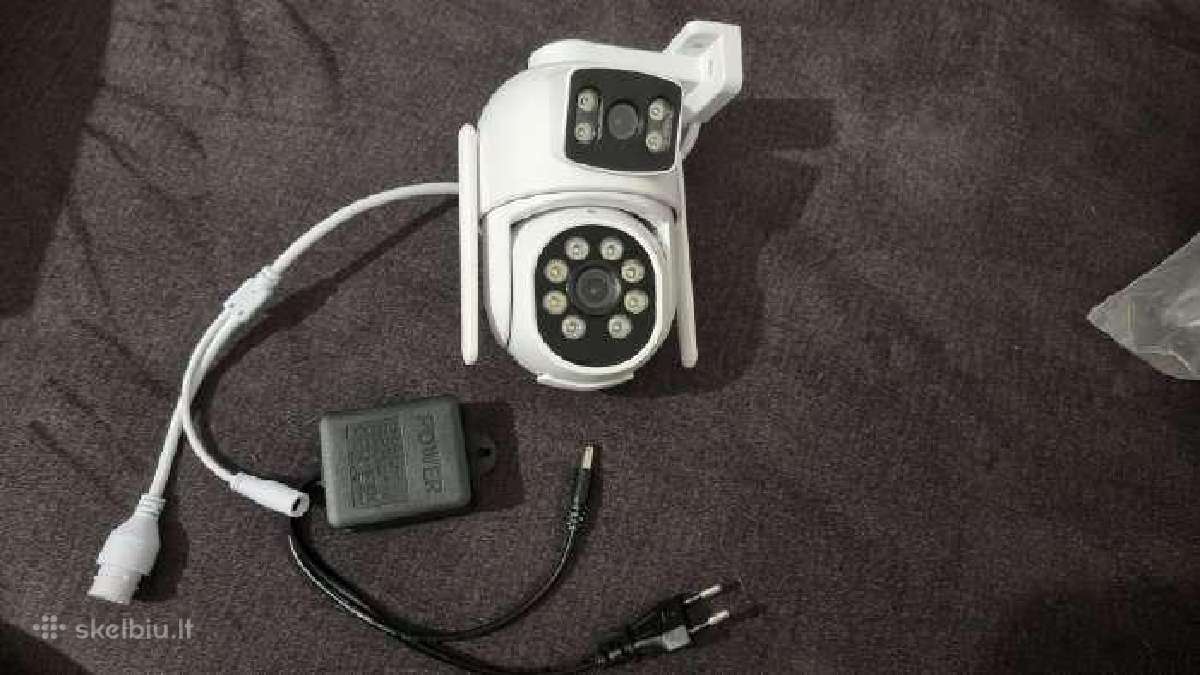 WiFi Kupolinė Lauko Stebėjimo Kamera 3mp, 10mp