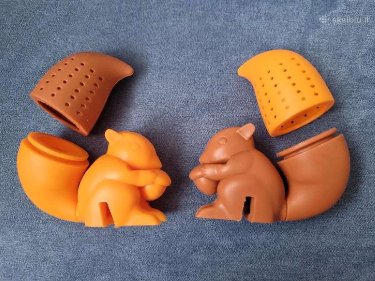 2 silikoniniai arbatos sieteliai "Voverytės" - nuotraukos Nr. 5