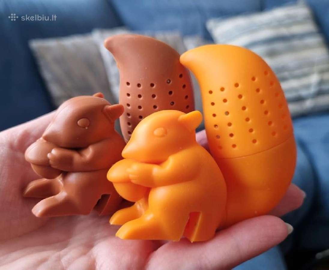 2 silikoniniai arbatos sieteliai "Voverytės" - nuotraukos Nr. 9