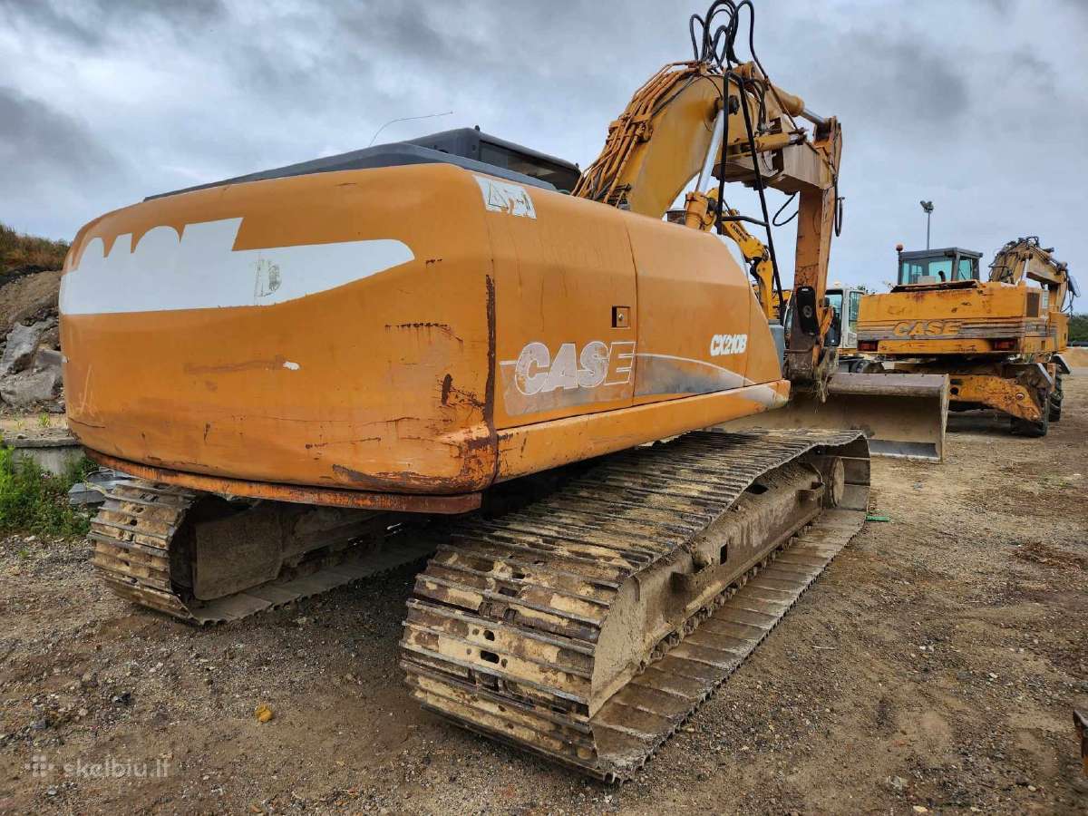 Vikšrinio ekskavatoriaus nuoma, Case Cx210b. 24,5t - nuotraukos Nr. 3