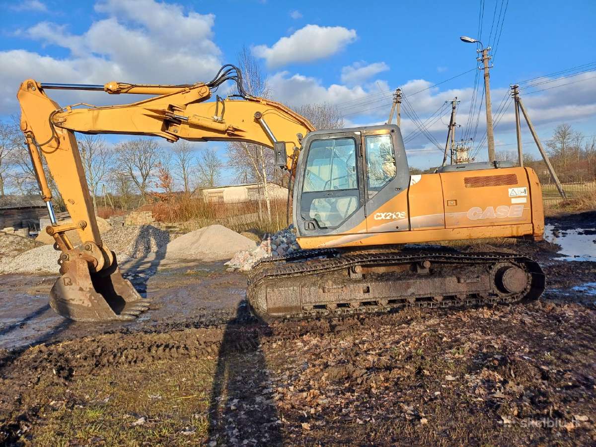 Vikšrinio ekskavatoriaus nuoma, Case Cx210b. 24,5t - nuotraukos Nr. 2