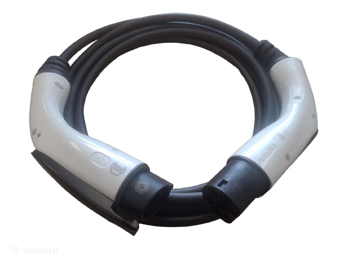 Įkrovimo kabelis Type1-type2 5m - Akcija 89 Eur