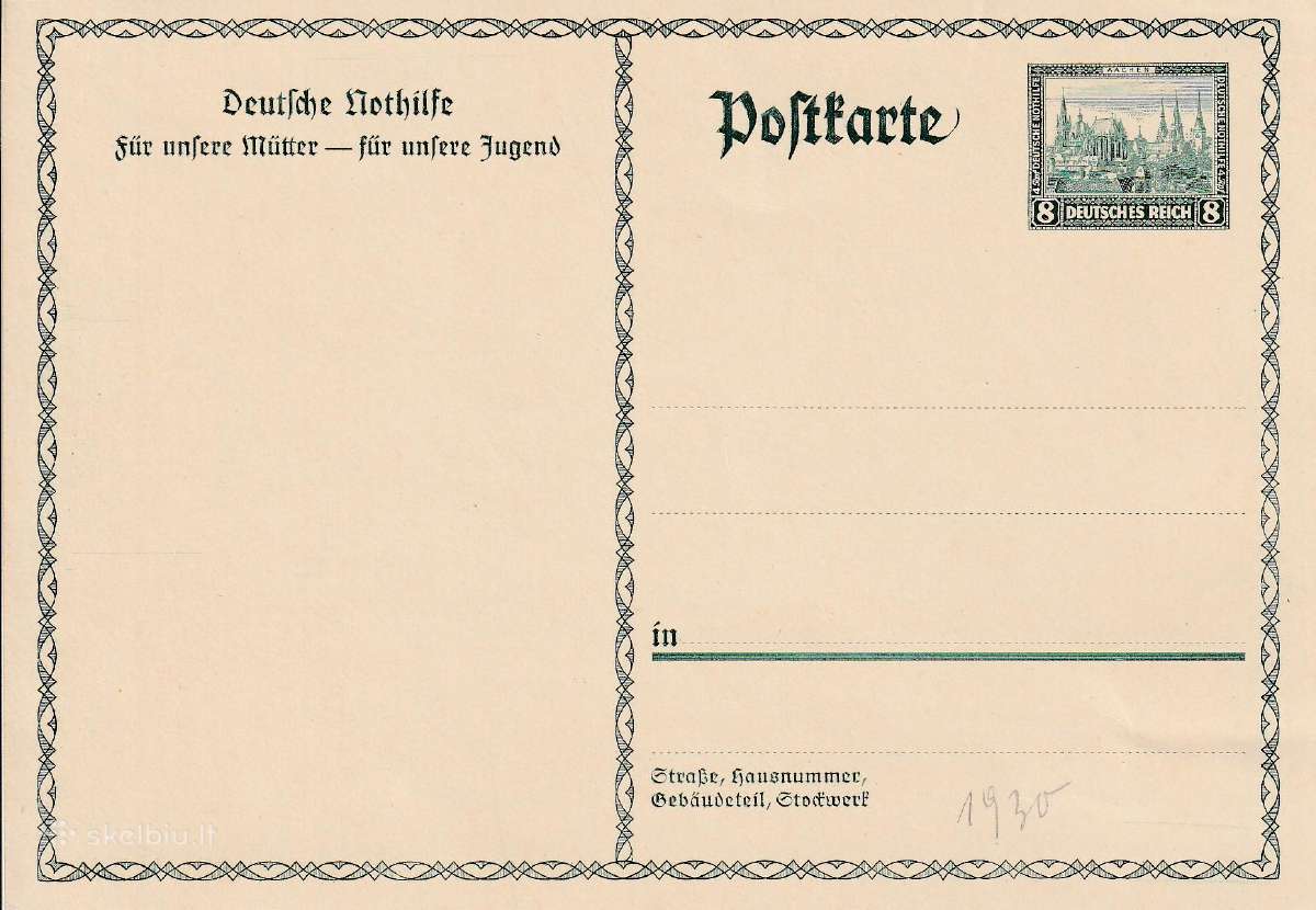 Deutsche Reich Atvirukai 32 vnt - nuotraukos Nr. 21