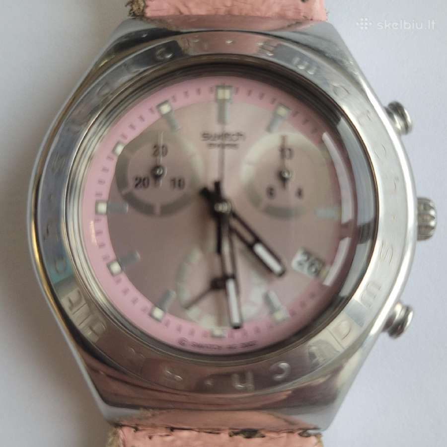 Vintažinis laikrodis chronografas Swatch
