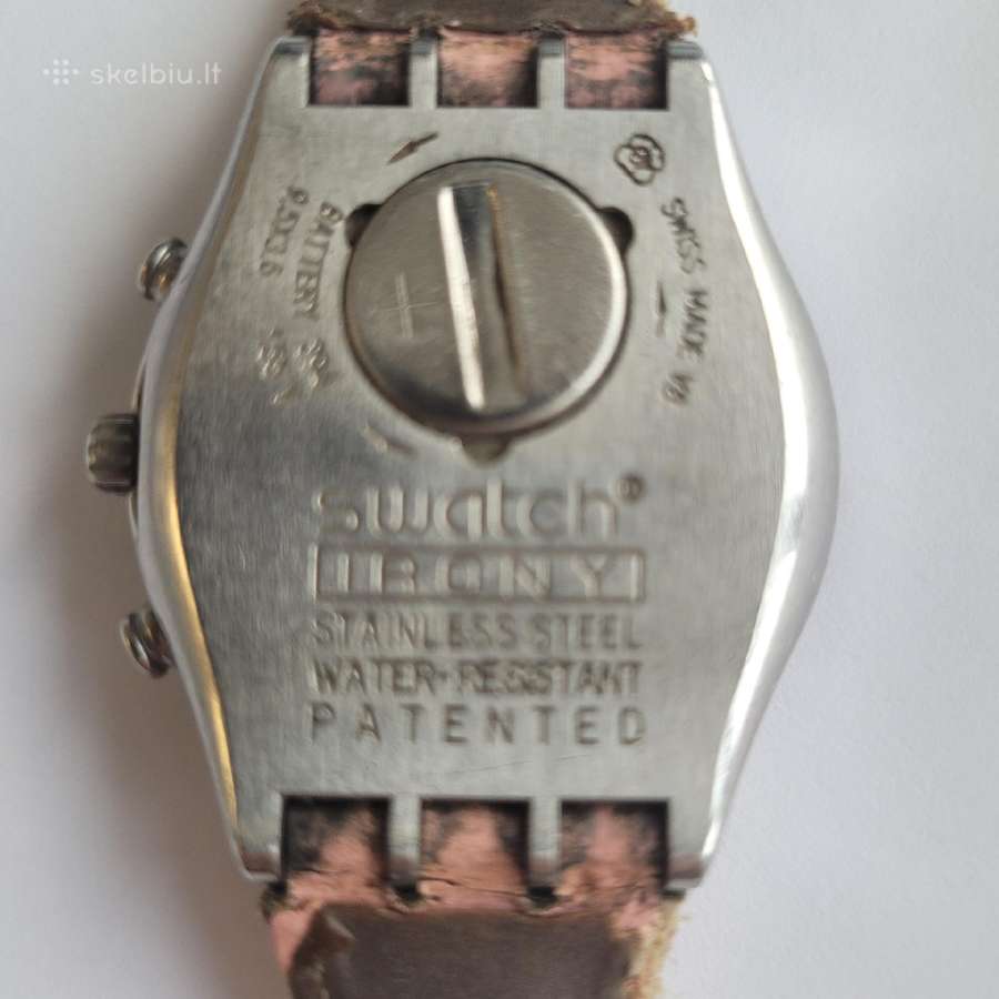 Vintažinis laikrodis chronografas Swatch - nuotraukos Nr. 3
