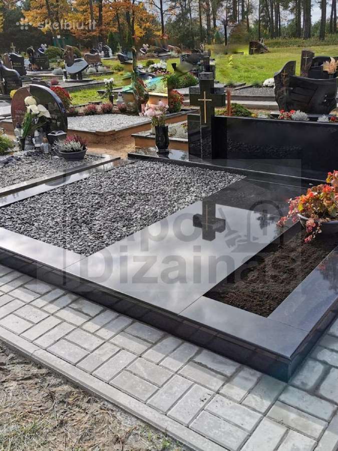 Paminklai plokštės kapams įrengimas atnaujinimas - nuotraukos Nr. 11