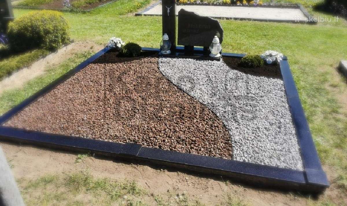 Paminklai plokštės kapams įrengimas atnaujinimas - nuotraukos Nr. 20