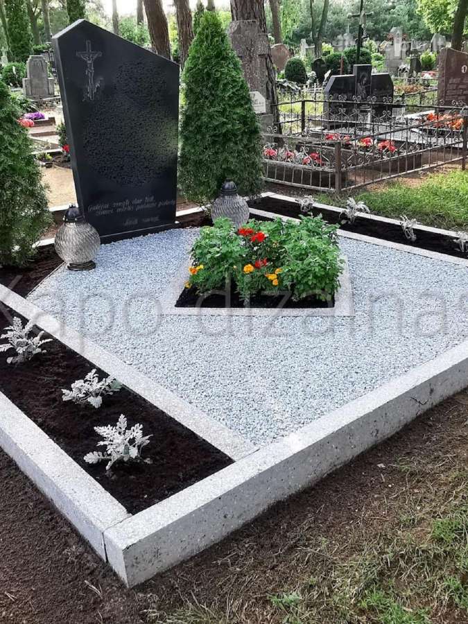 Paminklai plokštės kapams įrengimas atnaujinimas - nuotraukos Nr. 21
