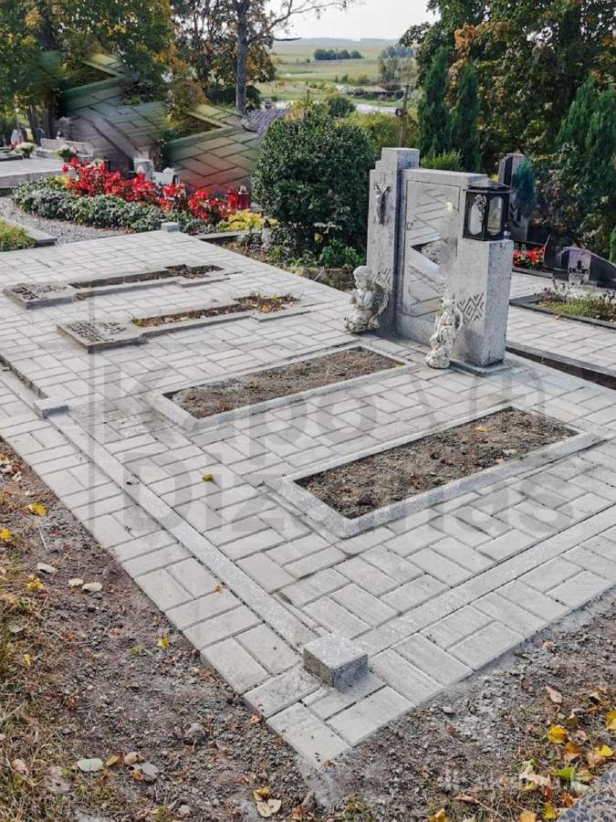 Paminklai plokštės kapams įrengimas atnaujinimas - nuotraukos Nr. 30