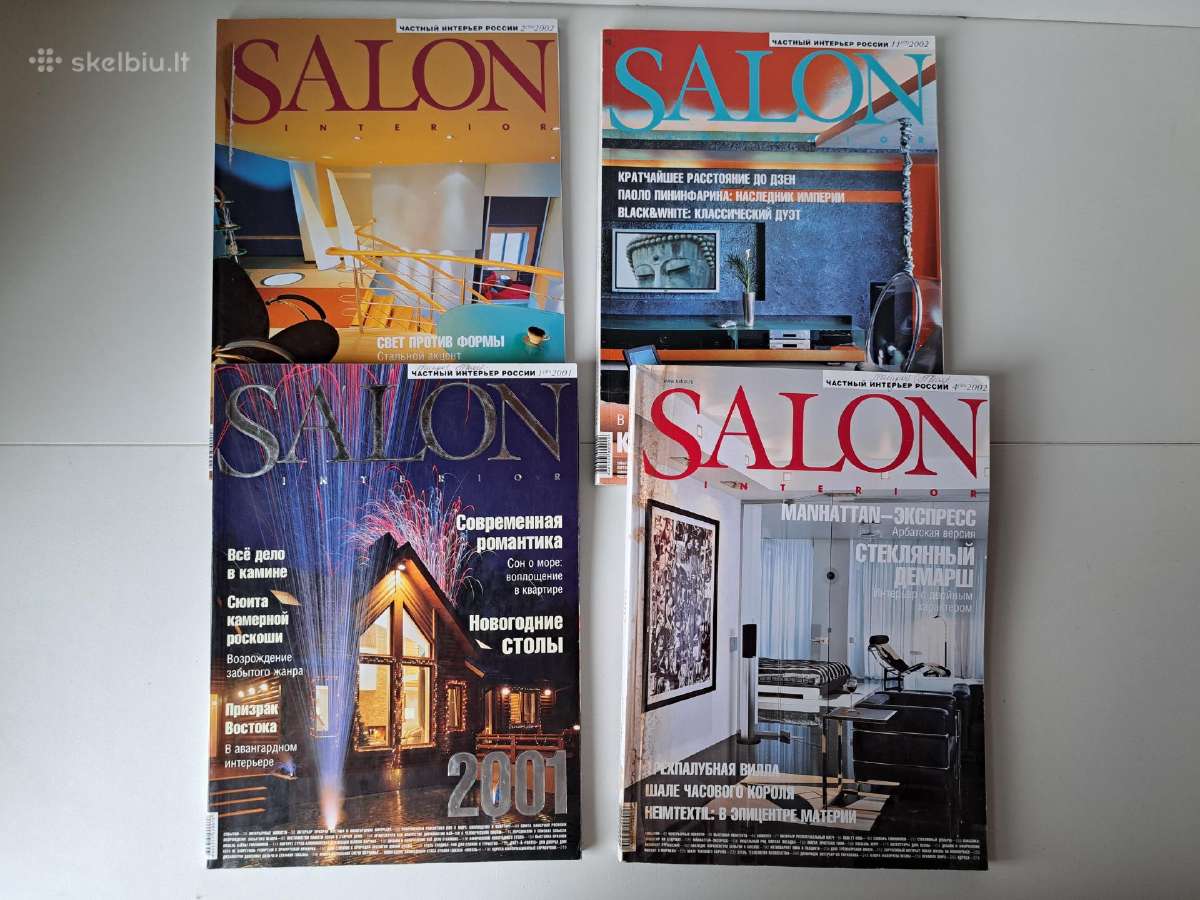 Žurnalai - Salon, interjeras